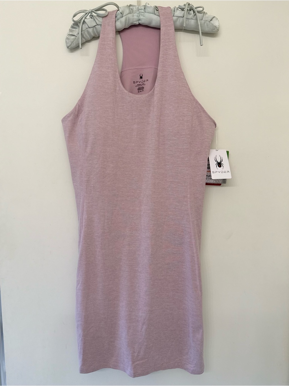 Spyder Light Mauve Racerback Tank Dress
